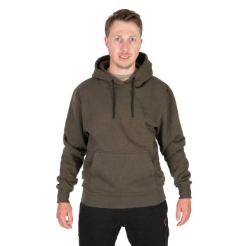 Fox collection hoodie green&black kapucnis pulóver S