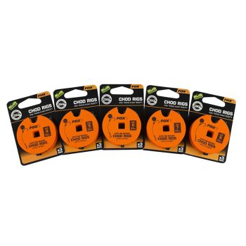   FOX Edges Stiff Chod Rig Standard Előkötött Horog 25lb Size 6