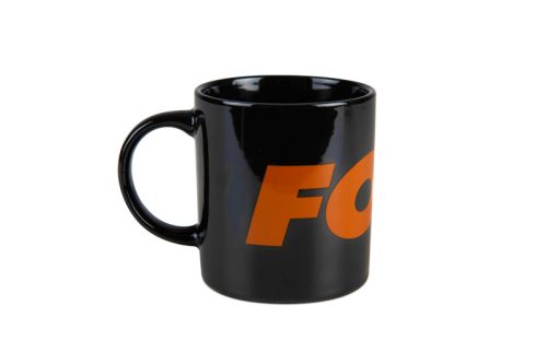 Fox collection mug black/orange pohár 350ml
