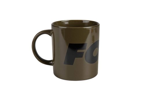 Fox collection mug green/black pohár 350ml