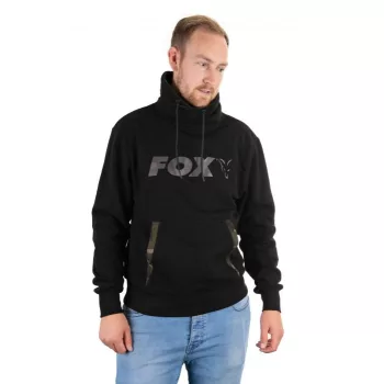 FOX Black/Camo High Neck Pulóver M-es