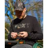FOX Black/Camo Raglan Hosszú Ujjú Póló S-es