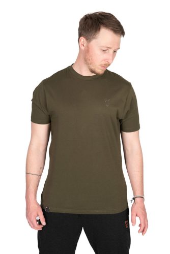 Fox khaki large print t rövid ujjú póló XXL