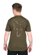 Fox khaki large print t rövid ujjú póló XXL