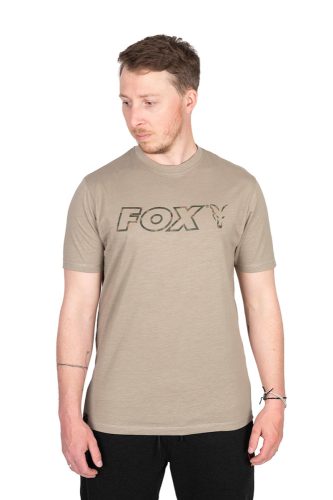 Fox ltd lw khaki marl t rövid ujjú póló S
