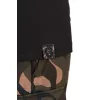 Fox black/camo outline t-shirt rövid ujjú póló S