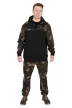 Fox lw black/camo split zip hoody kapucnis cipzáros pulóver M