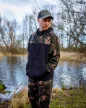 Fox lw black/camo split zip hoody kapucnis cipzáros pulóver XL