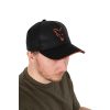 Fox collection baseball cap black&orange baseball sapka