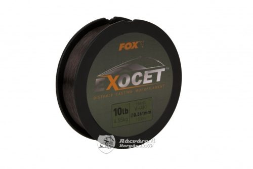 Fox Exocet Mono Trans Khaki 1000m/0.309mm horgász zsinór