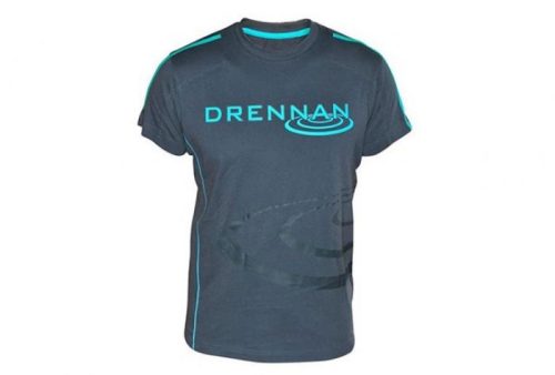 Drennan DR T-Shirt Gray/Aqua Póló S-es