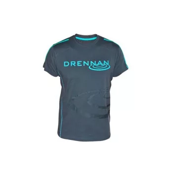 Drennan DR T-Shirt Gray/Aqua Póló L-es