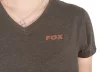 Fox wc v neck tec női rövid ujjú póló XL