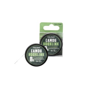 Carp zoom camou 8x fonott előkezsinór 20m 35lb