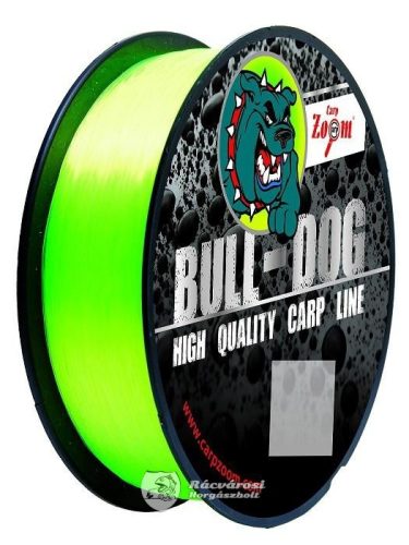 Carp-Zoom Bull-Dog Carp Line Fluo zöld Monofil  0,25 mm 8,80 kg 300m