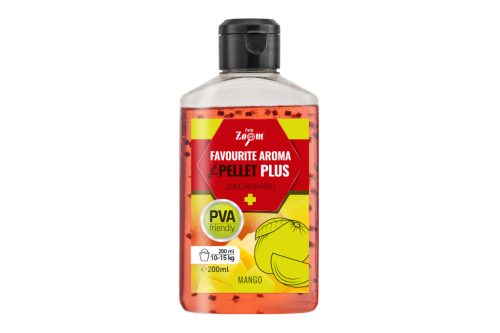 Carp zoom favourite folyékony aroma pellettel 200ml mangó