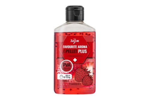 Carp zoom favourite folyékony aroma pellettel 200ml eper