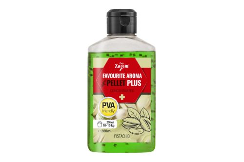 Carp zoom favourite folyékony aroma pellettel 200ml pisztácia