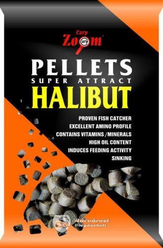 Carp zoom Feeding Halibut Pellet Furat nélkül 6mm 800g