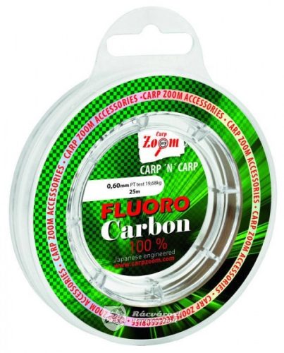 Carp Zoom Fluorocarbon előkezsinór, 0,60mm, 19,68kg, 25m