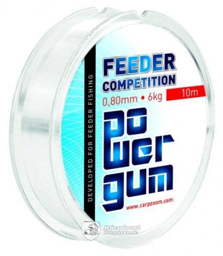 Feeder Competition Erőgumi - Feeder gumi 0,80mm, 6kg, 10m, átlátszó