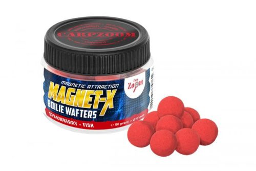 Carp Zoom Magnet-X Boilie Wafters Prémium Horogcsali Eper És Hal