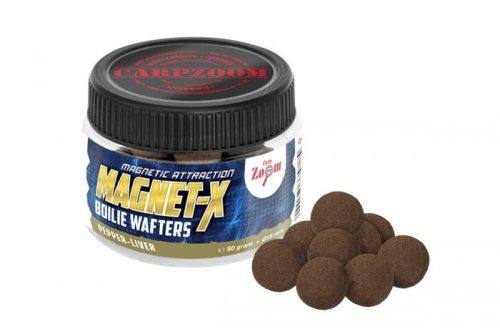 Carp Zoom Magnet-X Boilie Wafters Prémium Horogcsali Bors És Máj