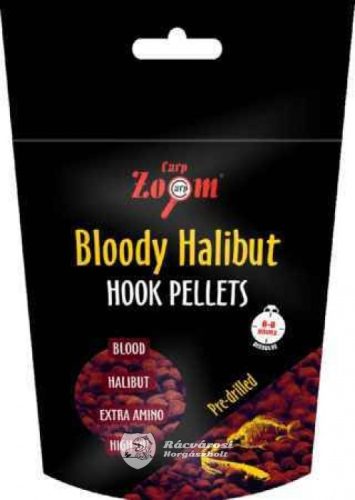 Carp Zoom Bloody Halibut Hook Pellets horog pellet 8mm 150g