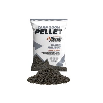 Carp zoom black halibut pellet fúrt 800g 8mm