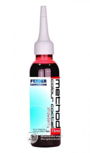 Feeder Competition Method Colour Coctail Aroma és szinező adalék 75ml, Eper