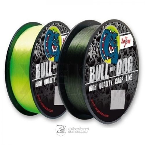 Carp-Zoom Bull-Dog Carp Line Fluo zöld Monofil 0,22 mm 6,90 kg 1000m