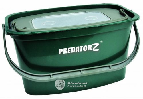 Predator-Z Live Bait Bucket Szögletes Élőcsalitartó Vödör