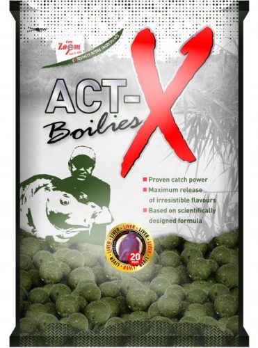 Carp Zoom Act-X bojli 20mm Kagyló És Szardínia 800g