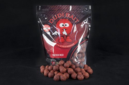 Dudi bait bojli mister red 1kg-24mm főzött