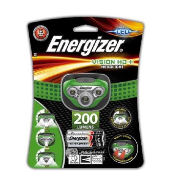 Energizer Vision HD+ fejlámpa (200 lumen)