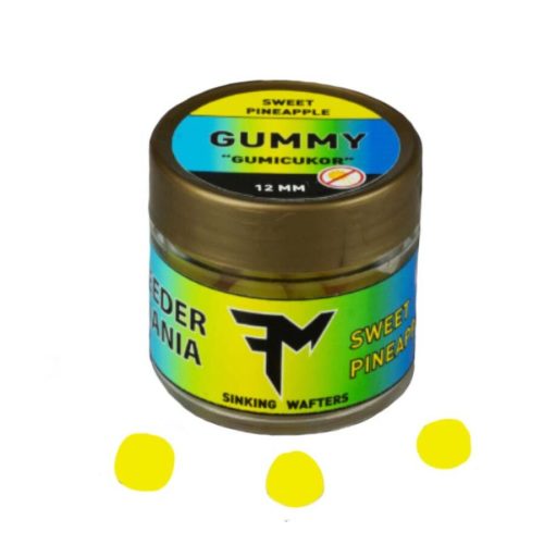 Feedermania wafters gummy gumicukor csali 10mm 25g sweet pineapple