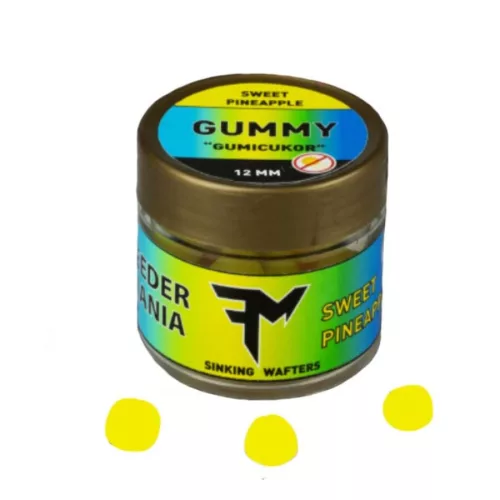 Feedermania wafters gummy gumicukor csali 12mm 25g sweet pineapple
