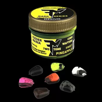   Feedermania Corn Wafters Two Tone Dark Series Gumicsali Sweet Pineapple M