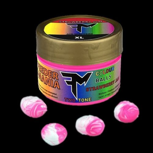 Feedermania Colour Balls Wafters Gumicsali Strawberry Jam XL