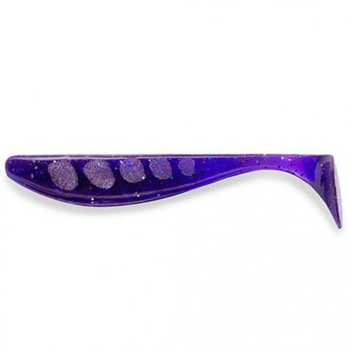 Fishup Wizzle Shad Gumihal 2" Dark Violet/Peacock & Silver