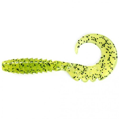 Fishup Fancy Grub Műcsali 2" Chartreuse/Black