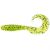 Fishup Fancy Grub Műcsali 2" Chartreuse/Black