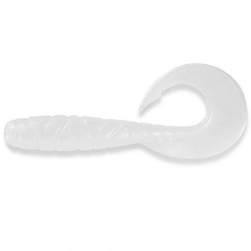 Fishup Mighty Grub Twister 3,5" Pearl