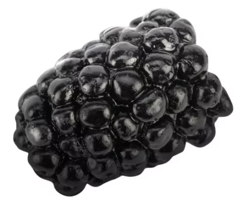 Fishup berry szeder imitáció gumicsali 0,6" 101-es színkód black
