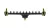 Fox matrix  gripper rest 22cm feeder bottartó