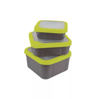   FOX Matrix Grey Lime Bait Boxes Perforated Lids 1.1pt Csalis Doboz