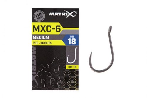 FOX Matrix MXC-6 Medium Eyed Barbless Horog 20-as