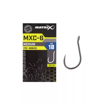 FOX Matrix MXC-6 Medium Eyed Barbless Horog 16-os