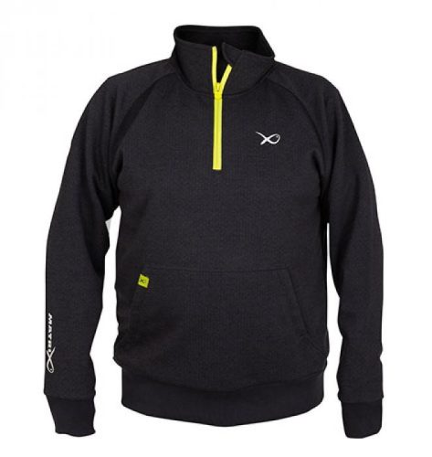 FOX Matrix Minimal Black Marl Lime QTR.ZIP Pulóver L-es