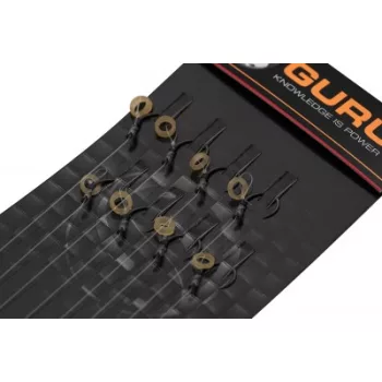   Guru qm1 bait bands rig előkötött horog 4 inch 0,19mm 10-es horog